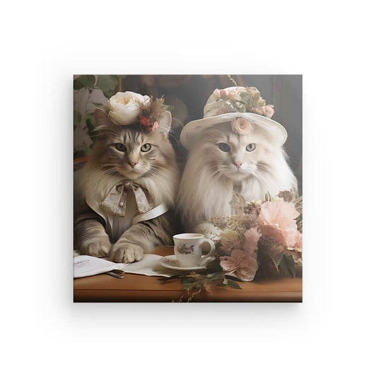 Cat Wedding - Canvas