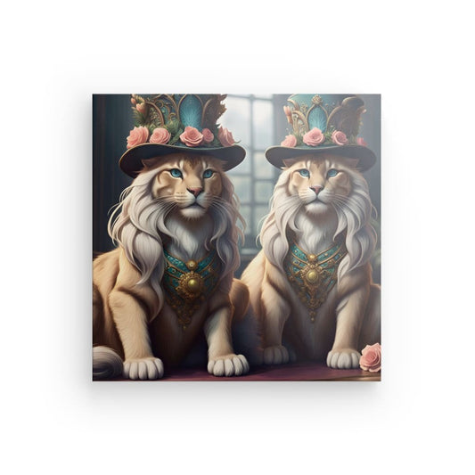 Lion Wedding - Canvas