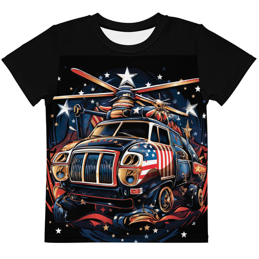 US flying car shirt